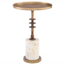 Cyan Designs 11661 - Jetson Accent Table | Antique Brass
