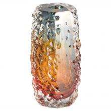 Cyan Designs 12050 - Tramonto Vase | Smoke | Amber | Small