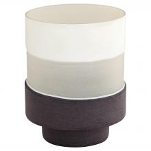 Cyan Designs 12204 - Mesa Vase | Cream | Black - Small