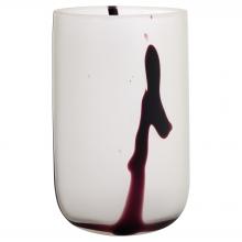 Cyan Designs 12215 - Crawford Vase White Black - Large