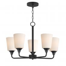 Maxim 12875SWBK - Hudson-Single-Tier Chandelier