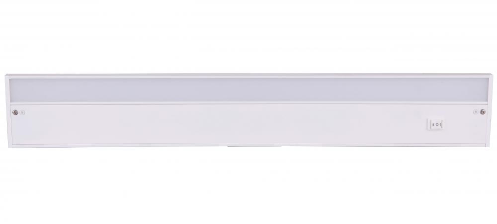 24" Under Cabinet LED Light Bar in White