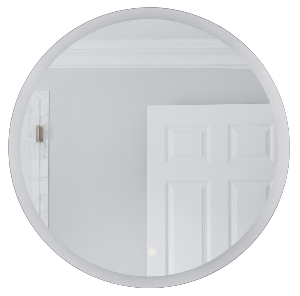 28" Round LED Mirror, Defogger & Dimmer, 3000K/4000K/5000K