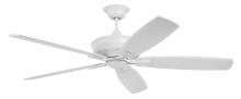 Craftmade SNT60MWW5 - 60" Santori Indoor/Outdoor (Damp) in Matte White w/ White Blades