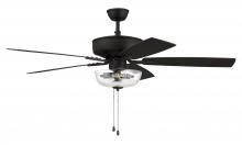 Craftmade P101ESP5-52ESPWLN - 52" Ceiling Fan w/Blades, Clear Bowl LED Light Kit