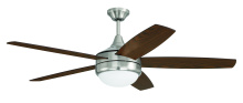 Craftmade PHZ52BNK5 - 52" Ceiling Fan w/ 5 Blades, LED Light Kit & Wall Control