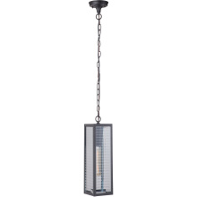 Craftmade Z4521-MN-SC - Deka 1 Light Large Outdoor Pendant in Midnight