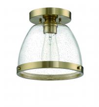 Craftmade X1410-SB - Lodie 1 Light 9.5" Flushmount in Satin Brass