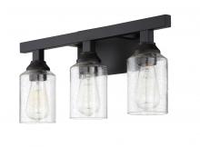 Craftmade 53103-FB - Chicago 3 Light Vanity in Flat Black