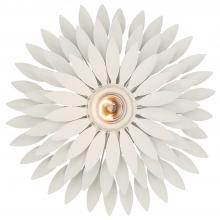 Crystorama 500W-MT - Broche 11'' Matte White Sconce