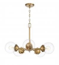 Designers Fountain 95985-BG - Knoll 26" 5-Light Chandelier