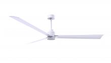 Matthews Fan Company AK-MWH-MWH-72 - Alessandra - Matte White - Matte White Blades - 72" Blades - 10" Downrod