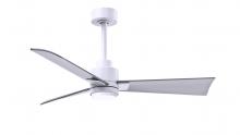 Matthews Fan Company AKLK-MWH-BN-42 - Alessandra-42" Three Blade Transitional Ceiling Fan-5CCT Integrated LED-Matte White Finish