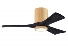 Matthews Fan Company IR3HLK-LM-BK-42 - Irene - 3HLK - Light Maple - Black Blades - 42" Blades