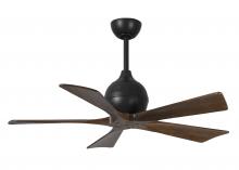 Matthews Fan Company IR5-BK-WA-42 - Irene 5 - Black - Walnut Tone Blades - 42" Blades - 10" Downrod