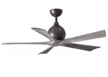 Matthews Fan Company IR5-TB-BW-52 - Irene 5 - Textured Bronze - Barn Wood Tone Blades - 52" Blades - 10" Downrod