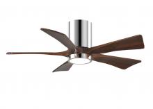 Matthews Fan Company IR5HLK-CR-WA-42 - Irene - 5HLK - Polished Chrome - Walnut Tone Blades - 42" Blades
