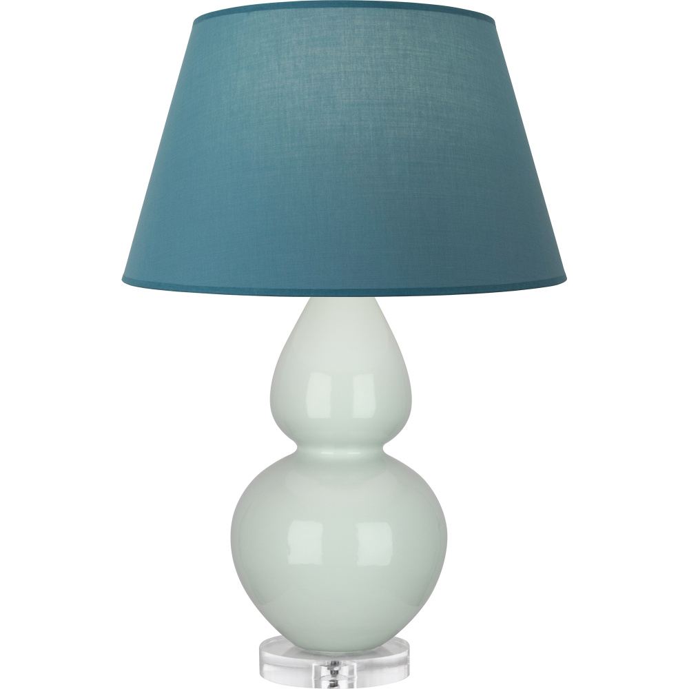 Celadon Double Gourd Table Lamp