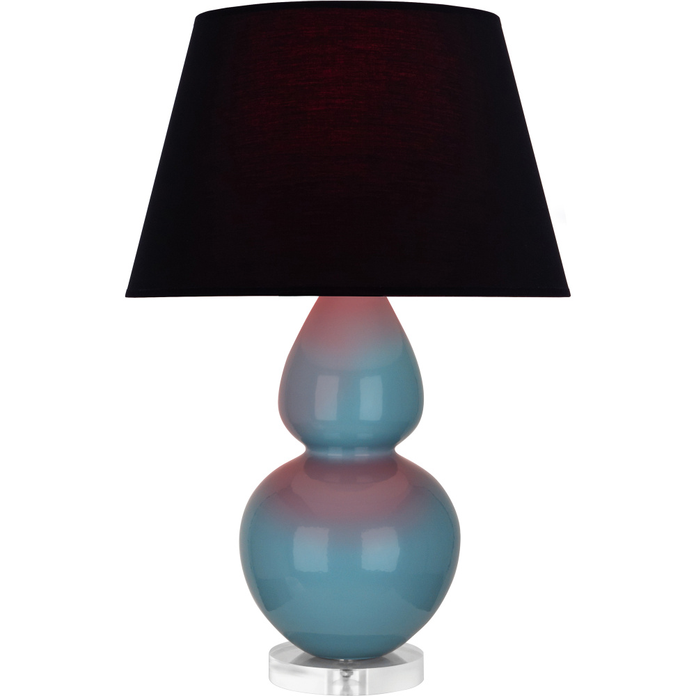 Steel Blue Double Gourd Table Lamp