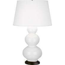 Robert Abbey 331X - Lily Triple Gourd Table Lamp