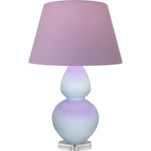 Robert Abbey A676L - Baby Blue Double Gourd Table Lamp