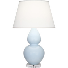 Robert Abbey A676X - Baby Blue Double Gourd Table Lamp
