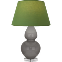 Robert Abbey A750G - Smokey Taupe Double Gourd Table Lamp