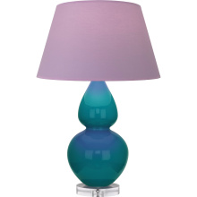 Robert Abbey A753L - Peacock Double Gourd Table Lamp