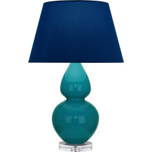 Robert Abbey A753N - Peacock Double Gourd Table Lamp