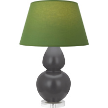Robert Abbey MCR62G - Matte Ash Double Gourd Table Lamp
