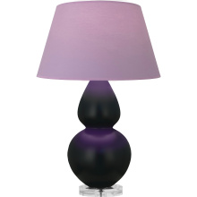Robert Abbey MOS23L - Matte Obsidian Double Gourd Table Lamp