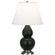Robert Abbey MOS52 - Matte Obsidian Small Double Gourd Accent Lamp