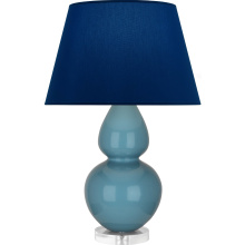 Robert Abbey OB23N - Steel Blue Double Gourd Table Lamp