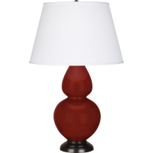 Robert Abbey OX21X - Oxblood Double Gourd Table Lamp