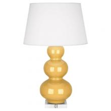 Robert Abbey SU43X - Sunset Triple Gourd Table Lamp