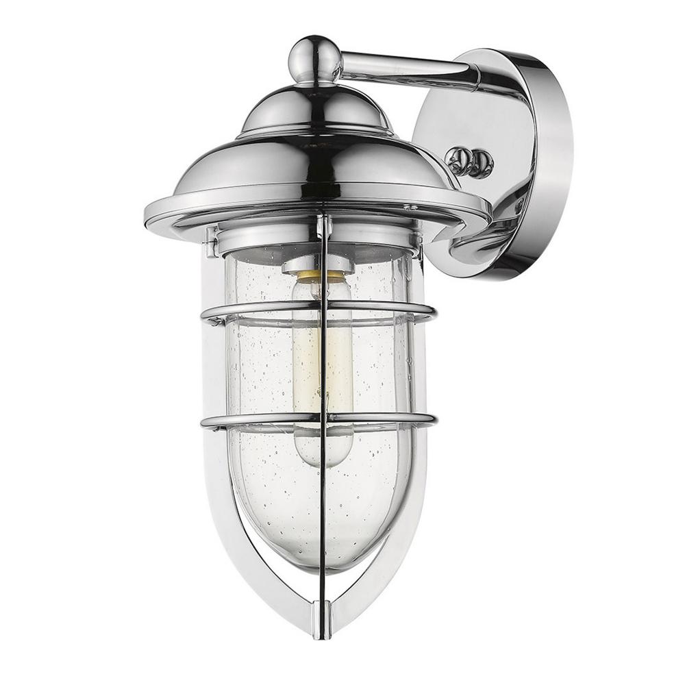 Dylan 1-Light Chrome Wall Light