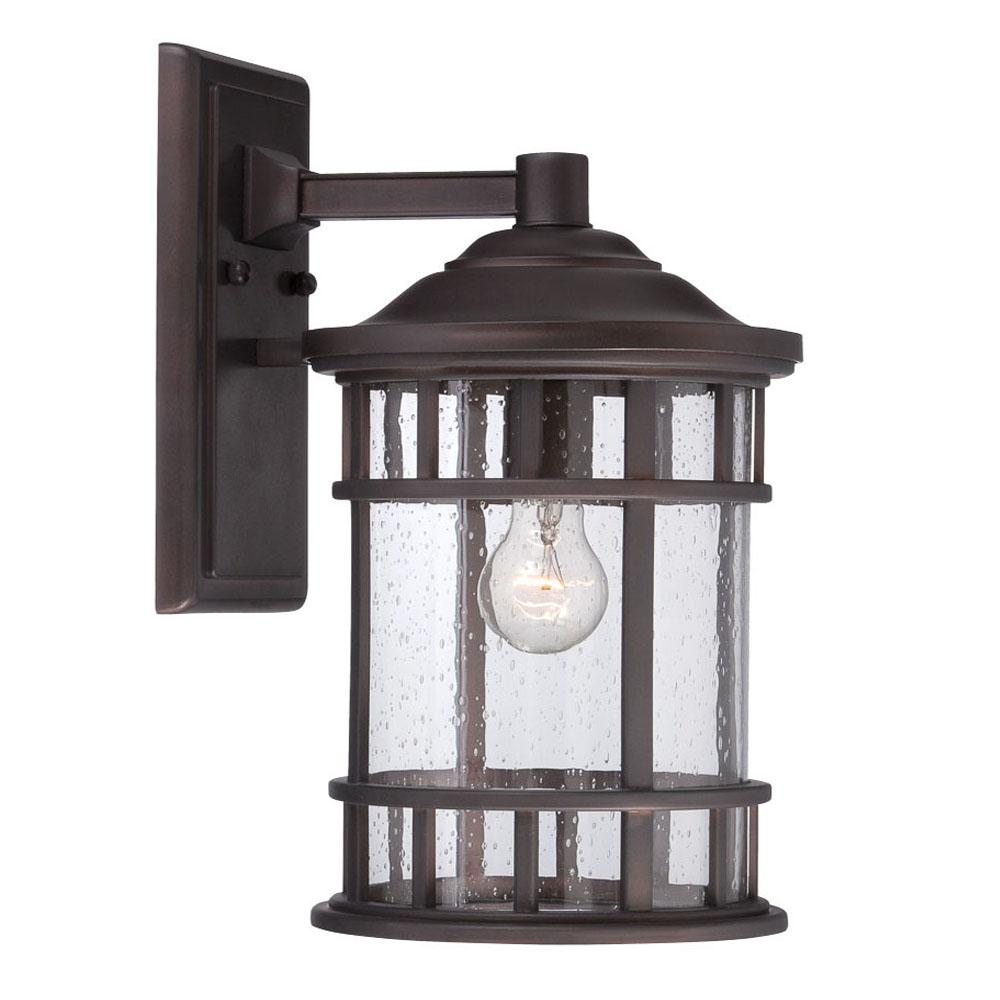 Vista II Collection Wall-Mount 1-Light Outdoor Architectural Bronze Light Fixture