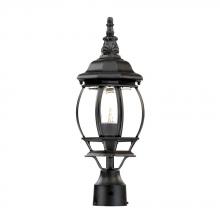 Acclaim Lighting 5057BK - Chateau Collection Post-Mount 1-Light Outdoor Matte Black Light Fixture