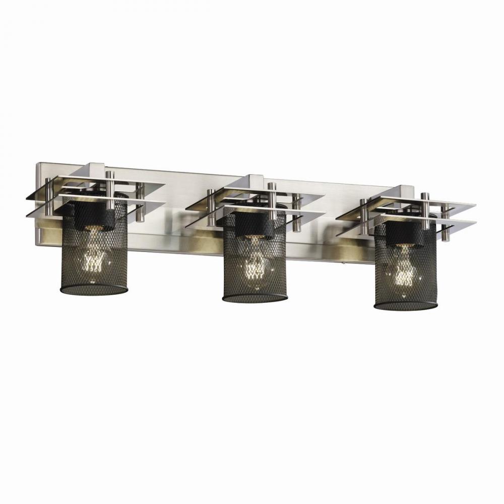 Metropolis 3-Light Bath Bar (2 Flat Bars)