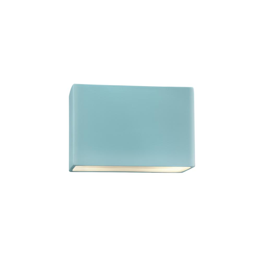 Small ADA Rectangle (Outdoor) Wall Sconce - Closed Top