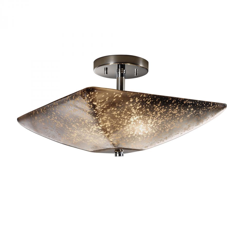 14" LED Semi-Flush Bowl