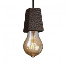 Justice Design Group CER-6011-HMIR-DBRZ-BKCD - Geo 1-Light Pendant