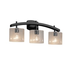 Justice Design Group FSN-8593-30-SEED-MBLK - Archway 3-Light Bath Bar