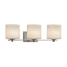 Justice Design Group CLD-8443-30-NCKL - Era 3-Light Bath Bar