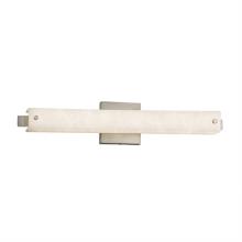 Justice Design Group CLD-8681-NCKL - Edge 23" ADA Linear LED Wall/Bath