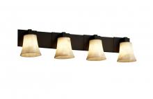 Justice Design Group CLD-8924-20-NCKL - Modular 4-Light Bath Bar