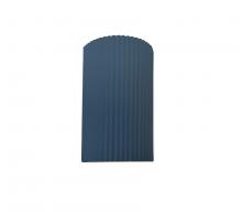 Justice Design Group CER-5740W-MDMT - Small ADA LED Pleated Cylinder (Outdoor)