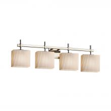 Justice Design Group FSN-8414-55-RBON-NCKL - Union 4-Light Bath Bar