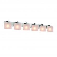 Justice Design Group FSN-8926-30-FRCR-NCKL - Modular 6-Light Bath Bar