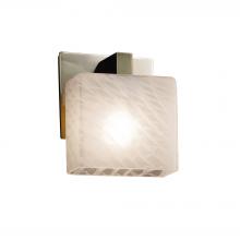 Justice Design Group FSN-8931-55-WEVE-NCKL-LED1-700 - Modular 1-Light LED Wall Sconce (ADA)